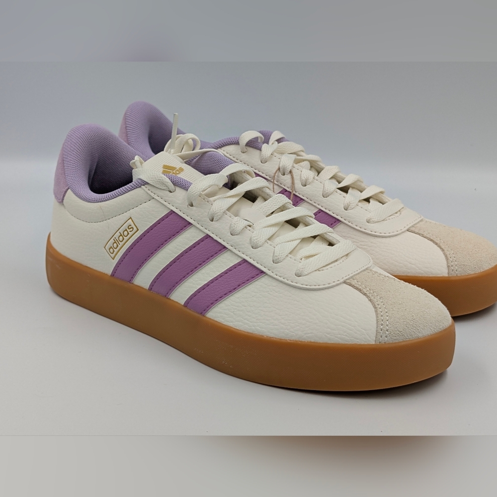 Adidas VL Court 3.0 Pink Suede Gum Sneakers Women’s 7 NWT